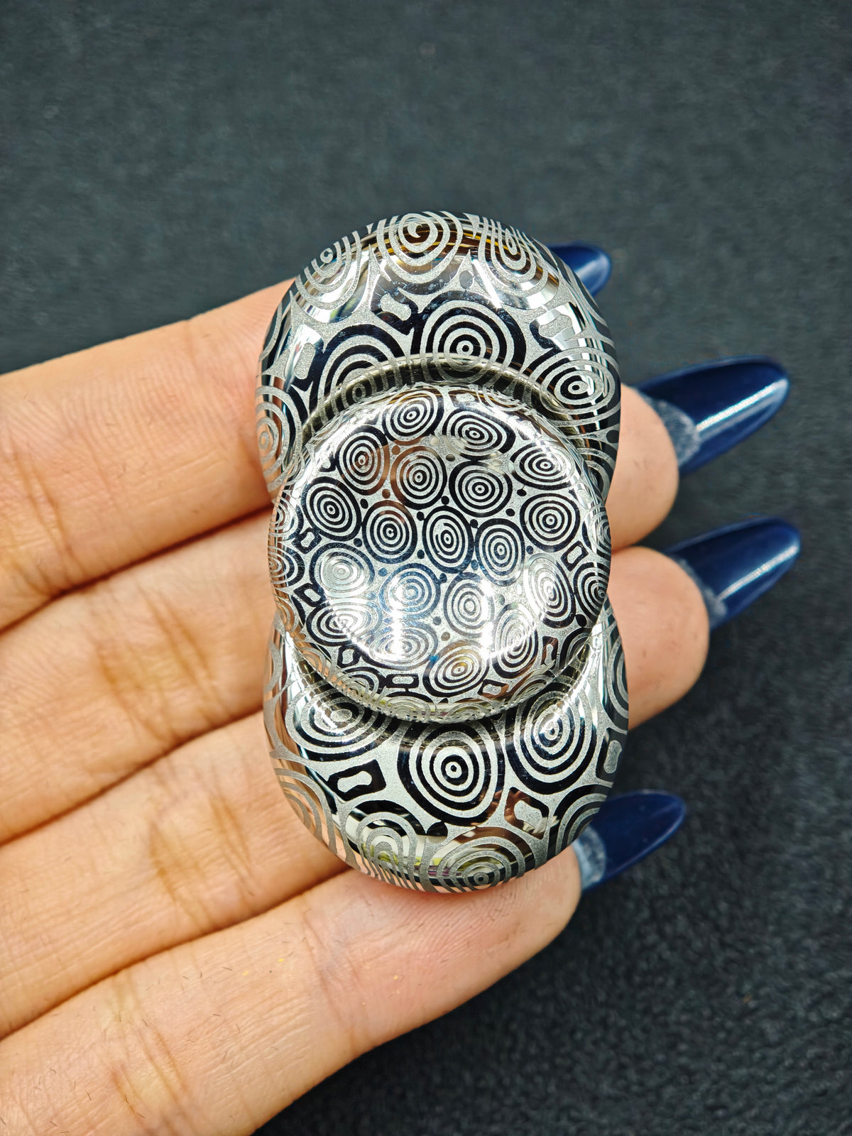 Two-Leaf Cell Damasteel Etched