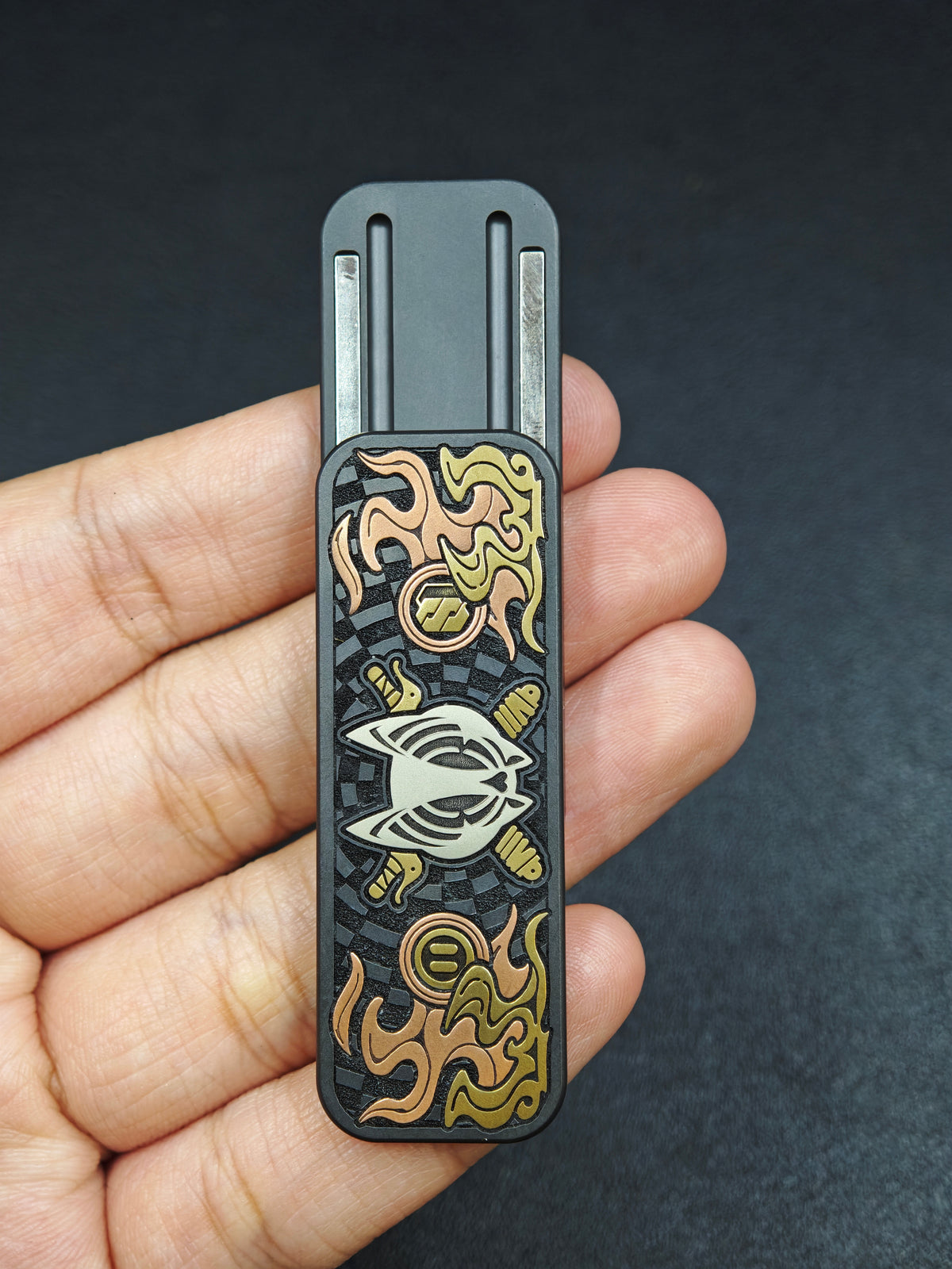 Ghost Rider Zirconium Engraved
