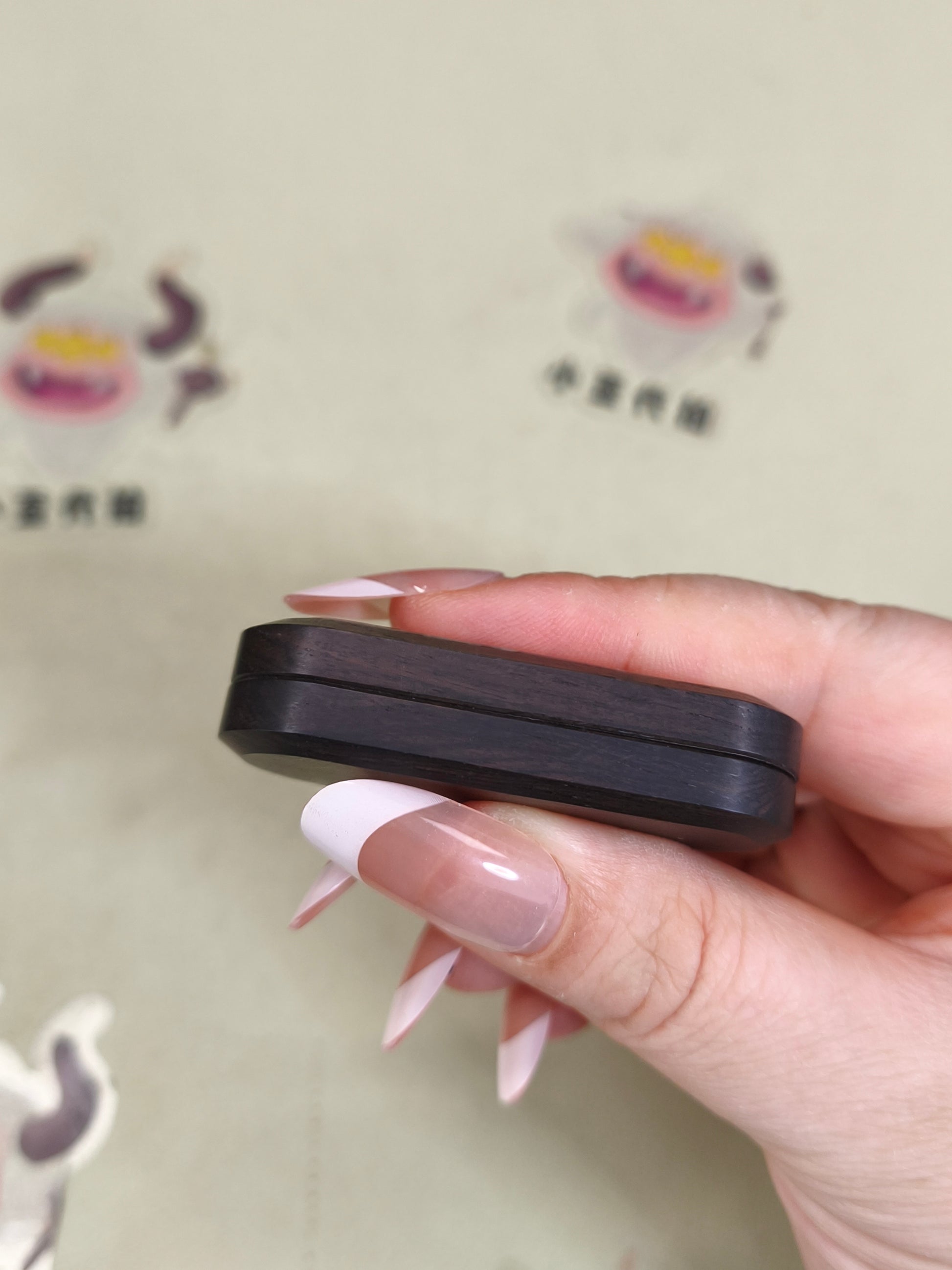 Lucky Draw African Blackwood Resin-Sealed