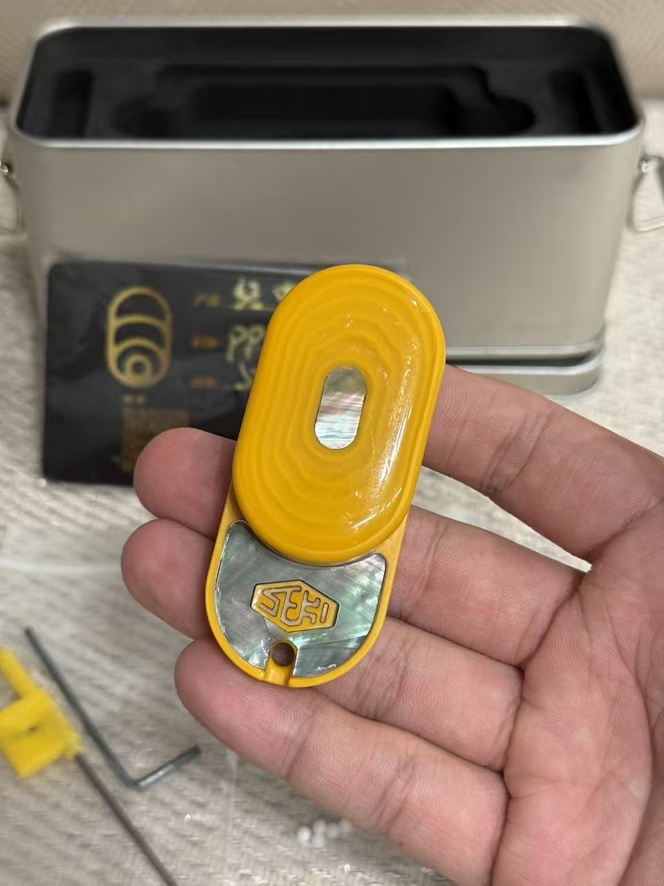 Iridescent Wave MOP Engraved Limited 50