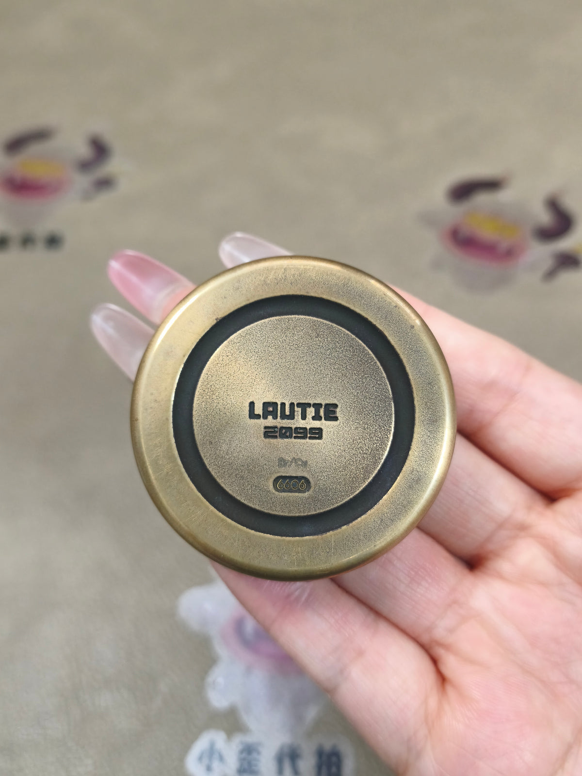 Dealer Button Brass