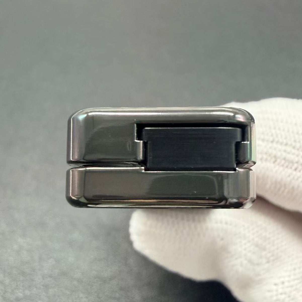 Tita Zirconium Color-Anodized Engraved Polished