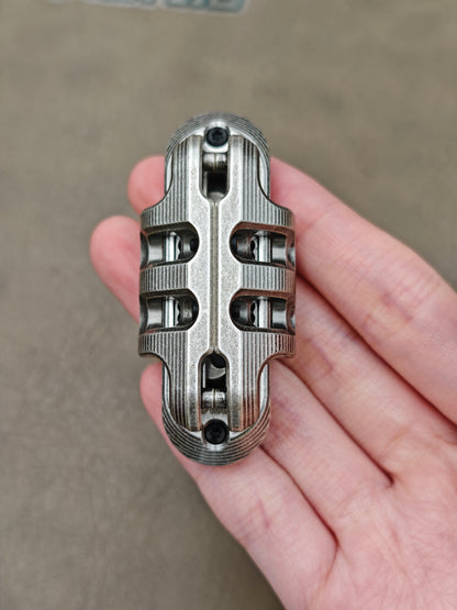 Exoskeleton Magnetic Mechanical Stainless Steel Distressed