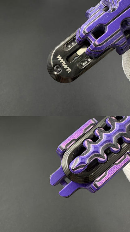 EXOSKELETON G10 Pink Purple Black Bone Core Stainless Steel