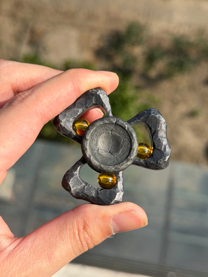 Kiva Tungsten Stone Textured