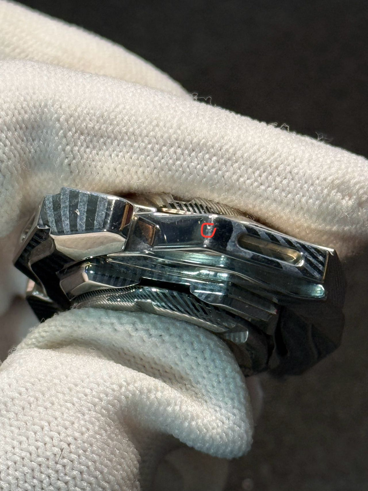 Haze Shell Opening Damasteel