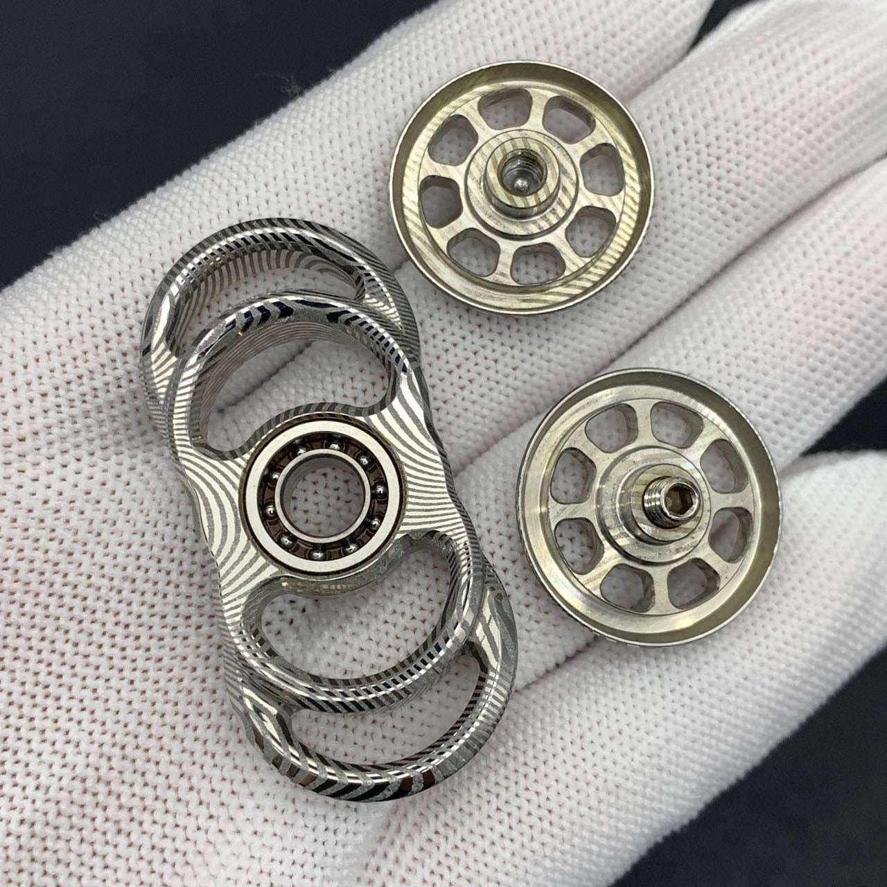 Zero 2.0 Damasteel Etched Polished