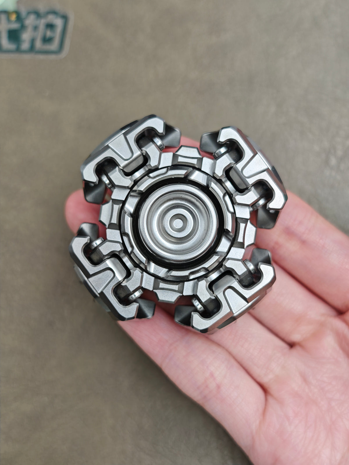 Ancient Iron Shell Opening Titanium Polished