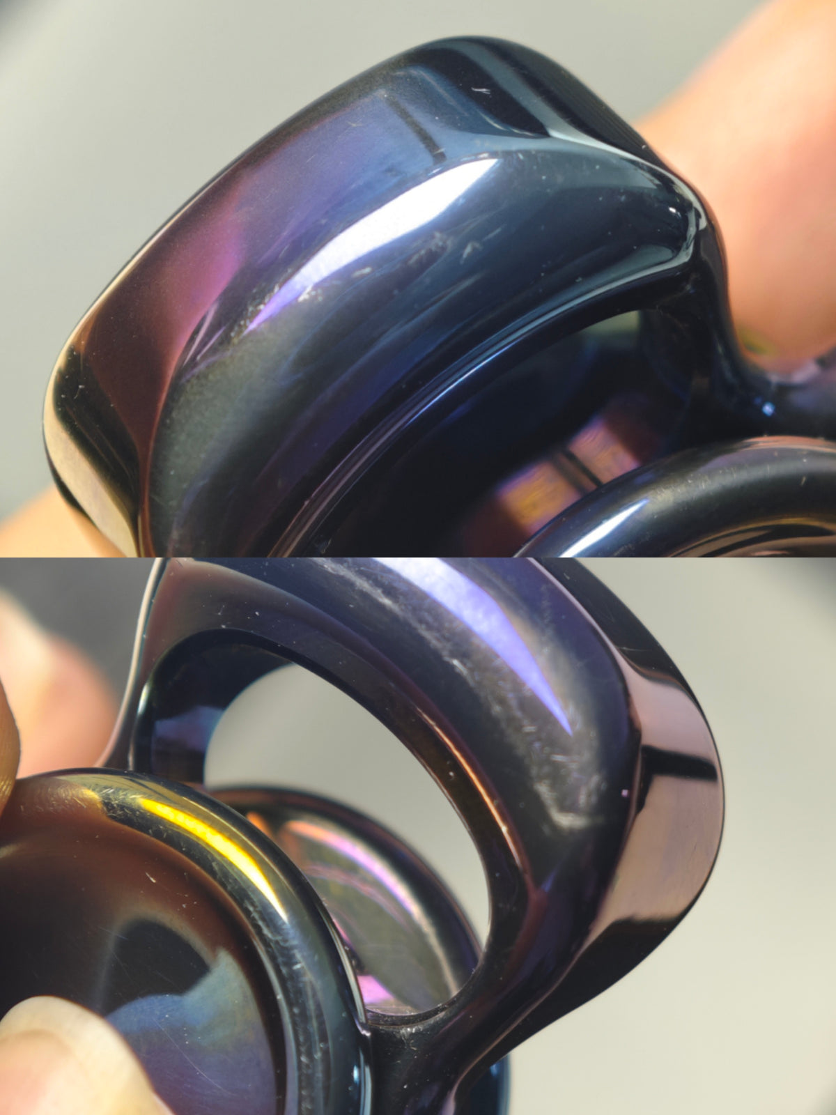 Three-Leaf Horizon Zirconium Oil Slick
