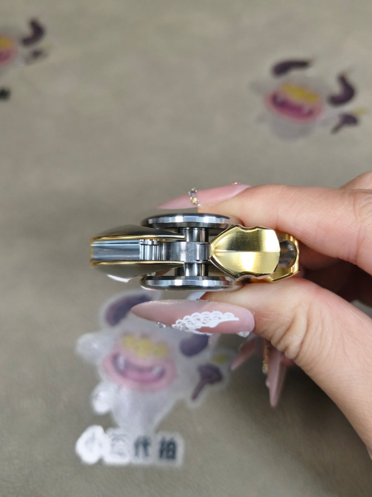 Sabertooth Stainless Steel Gold Plated