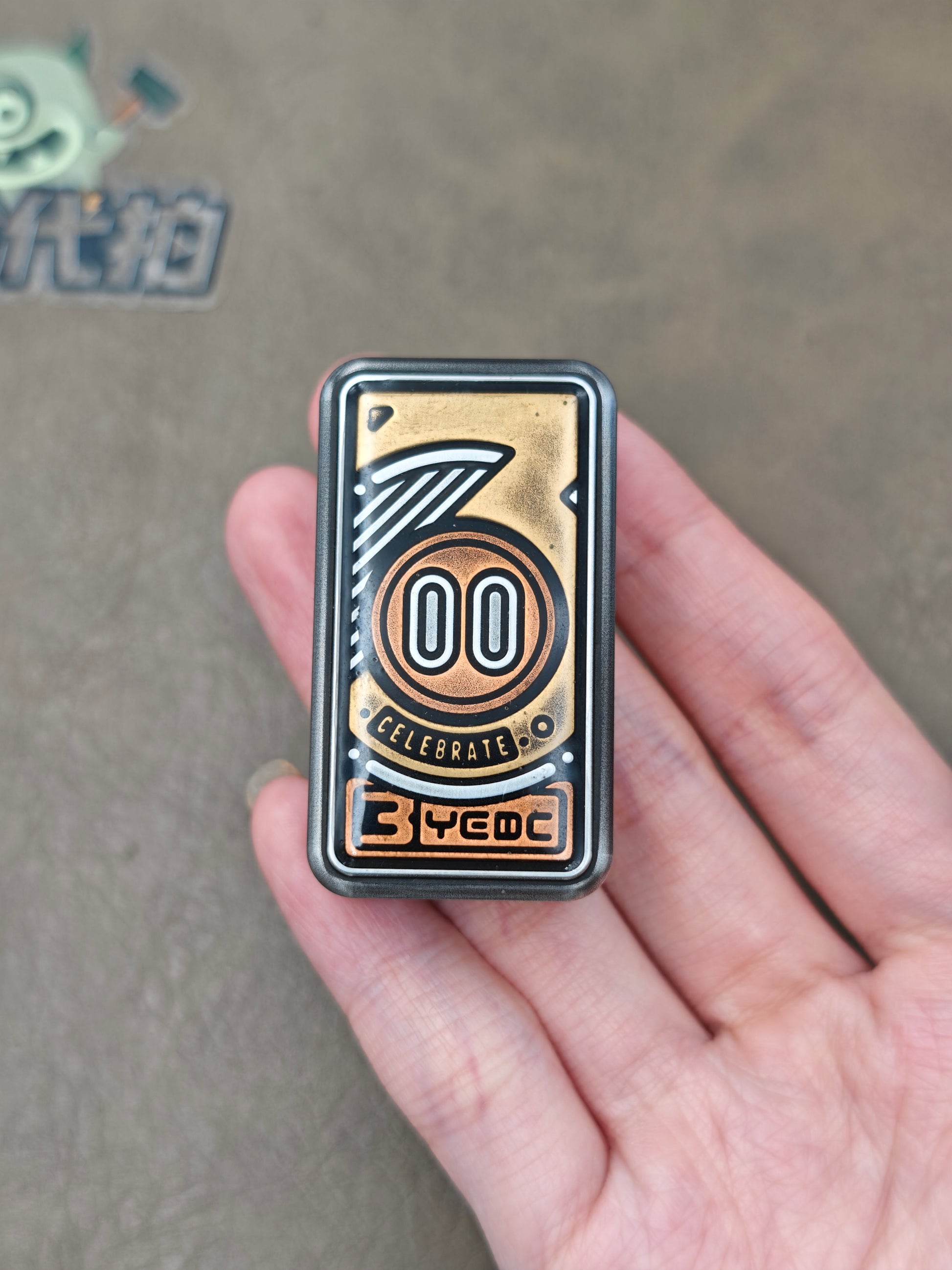 3rd Anniversary Golden Pig Stainless Steel