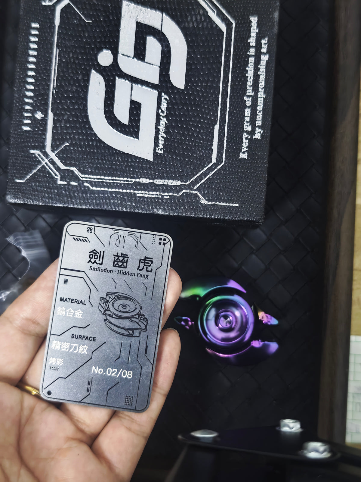 Sabertooth Tungsten Color-Anodized Machine Finished