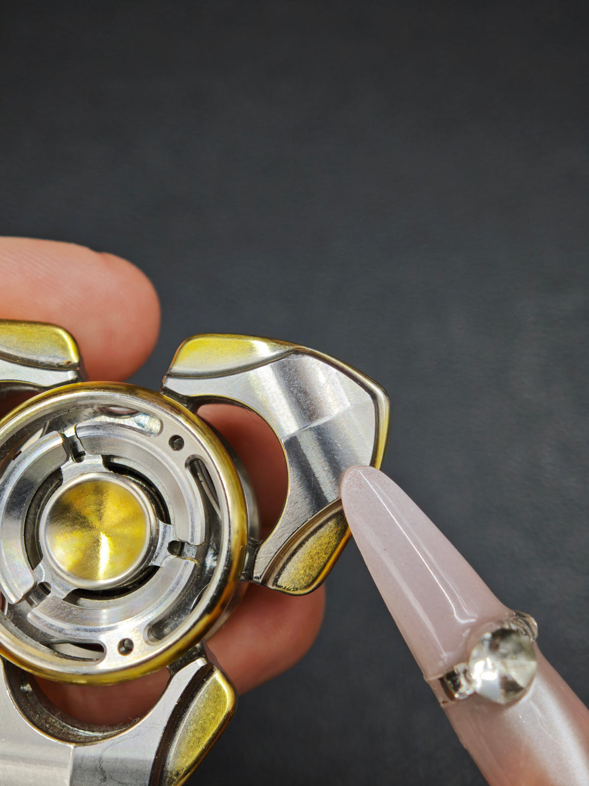 Toothless Mini Pearl White Stainless Steel