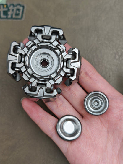 Ancient Iron Shell Opening Titanium Polished