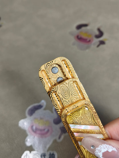 Lucky Candy Damasteel Resin-Sealed
