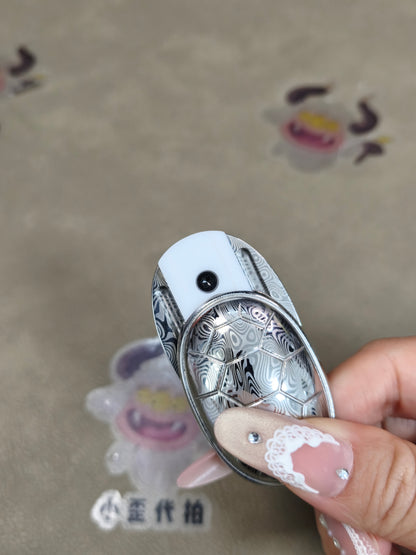 Jingle Beetle Stainless Steel Engraved Polished