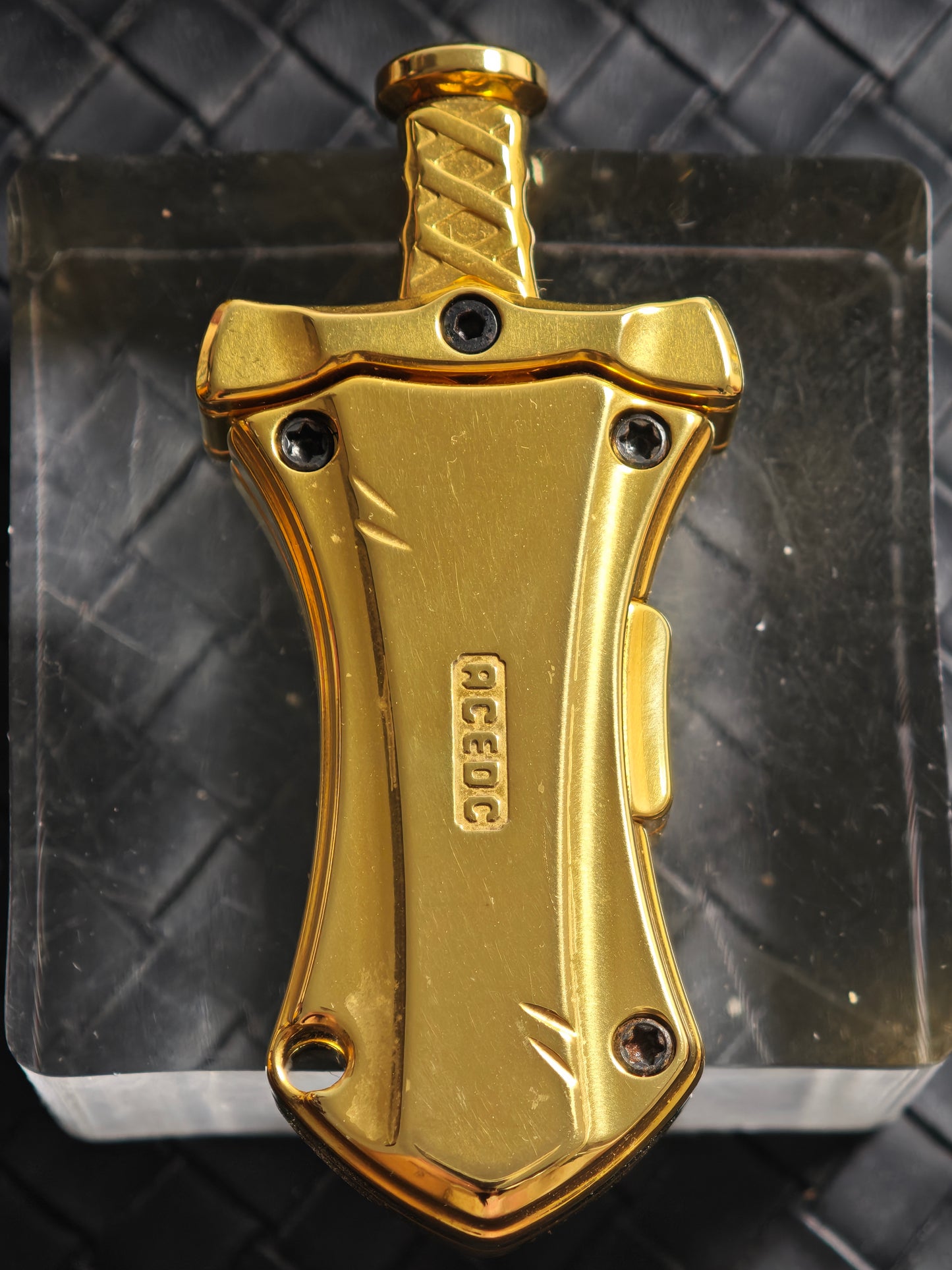 Master Sword Stainless Steel Gold Plated