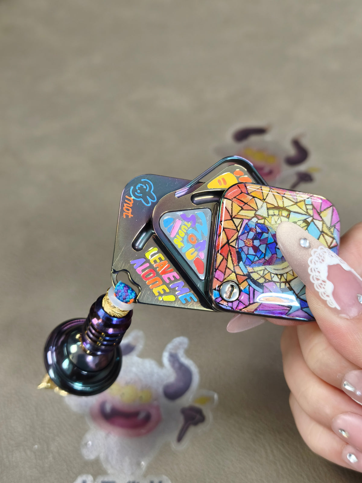 VIP Snap Zirconium Resin-Sealed Oil Slick