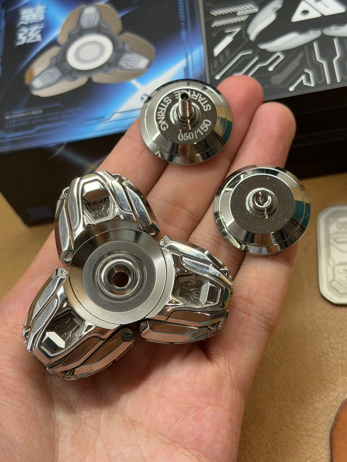 Shock String Titanium Polished