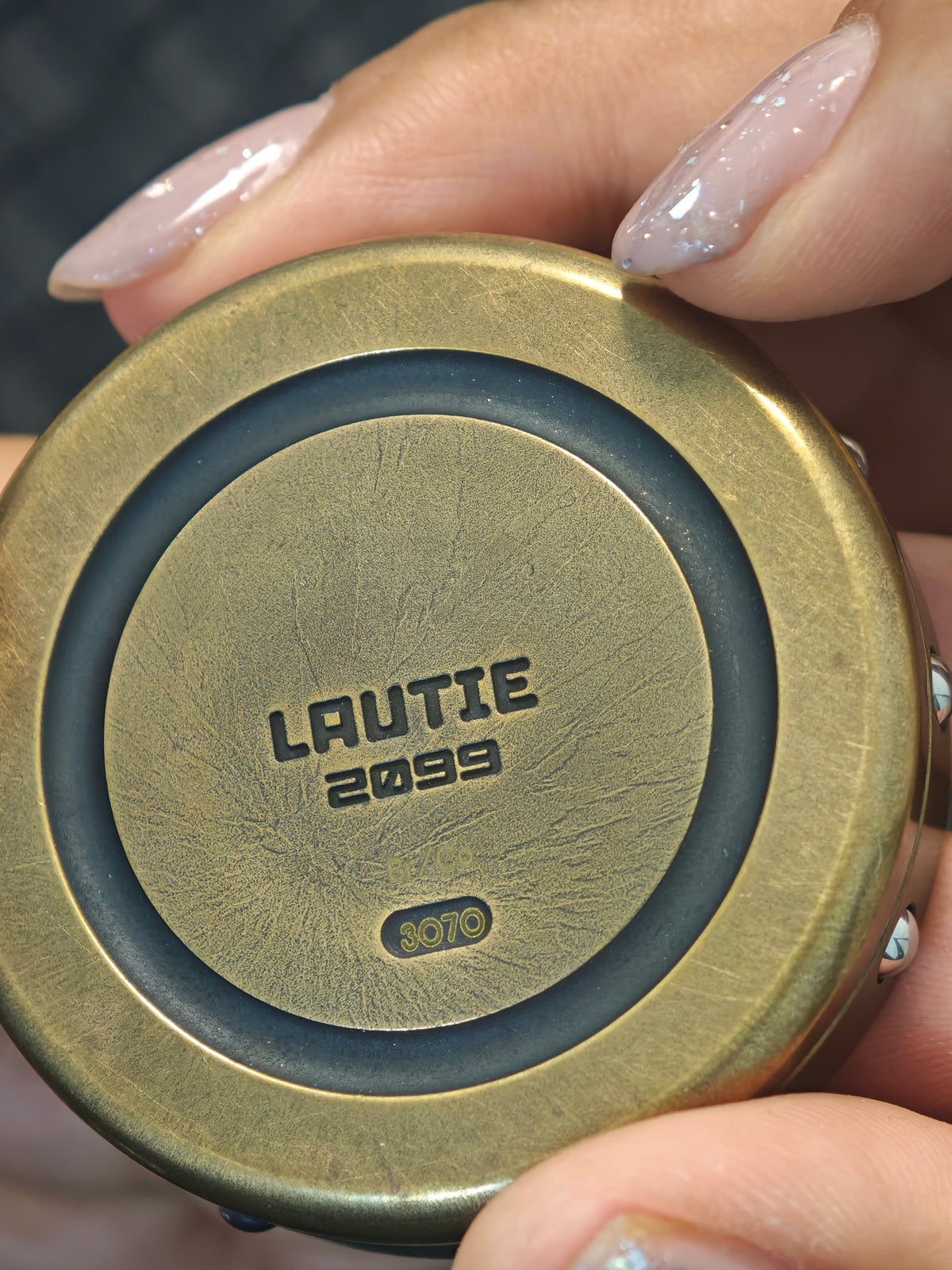 Dealer Button Brass