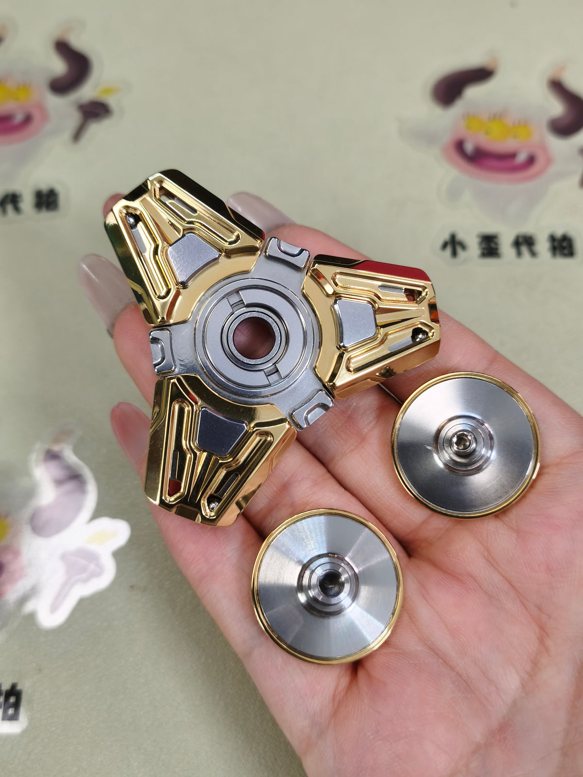 God of Time Stainless Steel Gold Plated