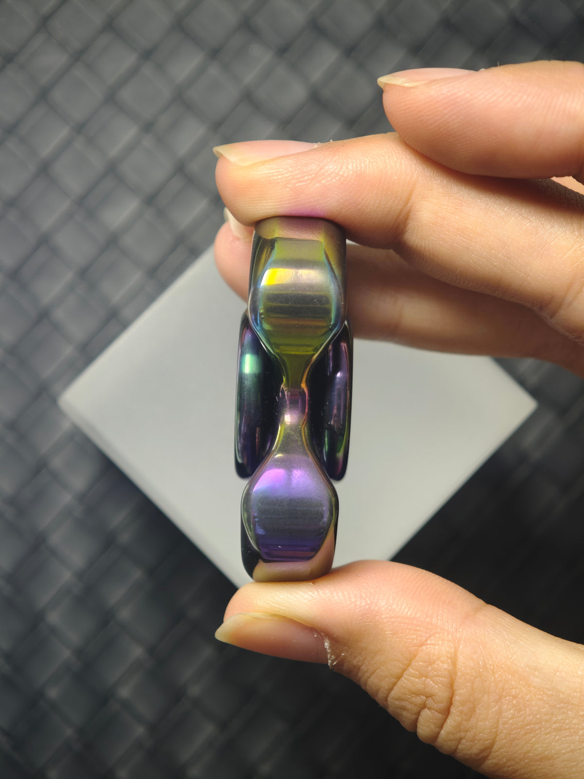 Three-Leaf Horizon Tungsten Color-Anodized