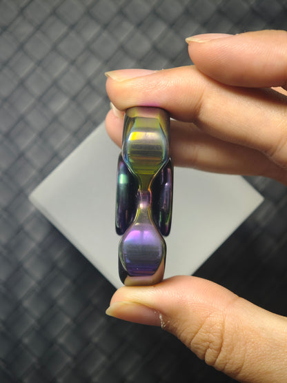 Three-Leaf Horizon Tungsten Color-Anodized