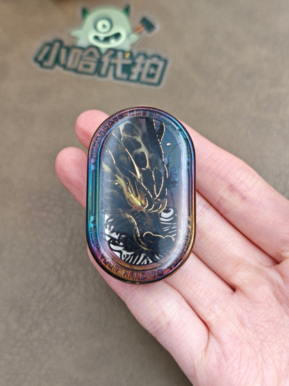 Grumpy Rabbit Rhythm Zirconium Resin-Sealed Oil Slick