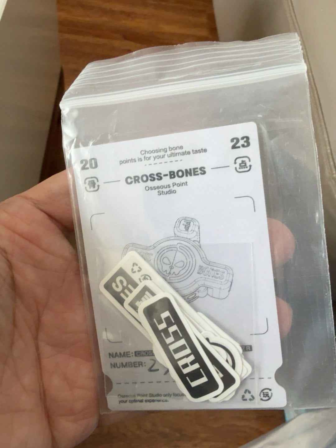 Cross Bones Zirconium