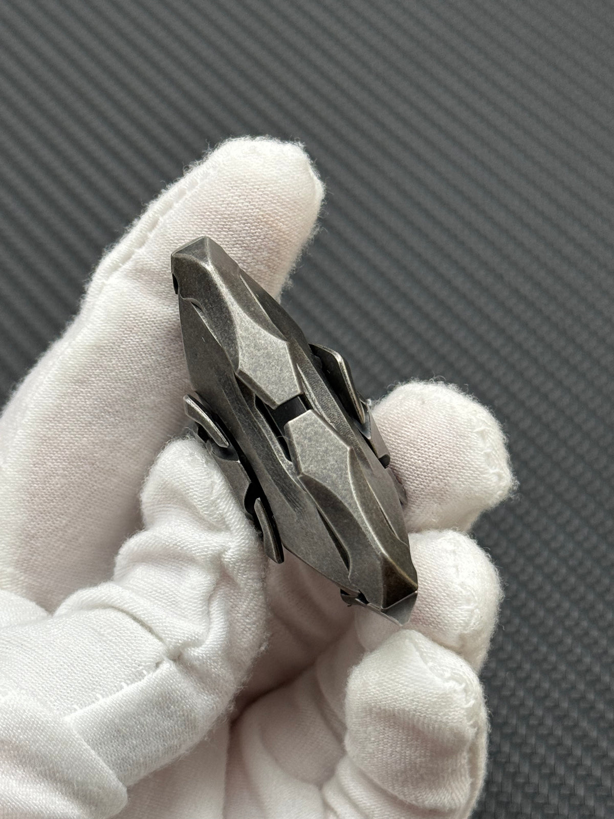 Blade Stainless Steel Stonewashed Distressed