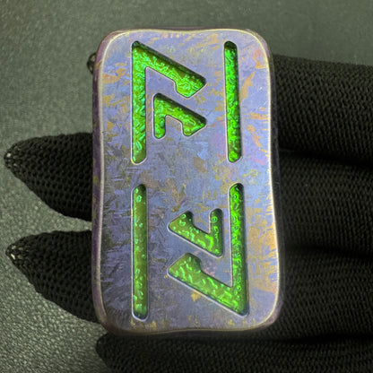 Boundary Mountain Crystallized Titanium