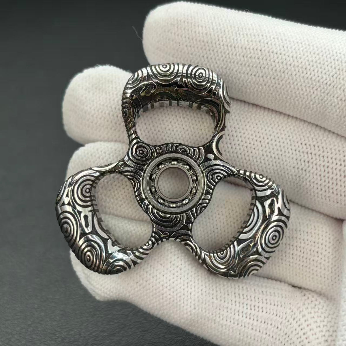 Three-Leaf Horizon Damasteel