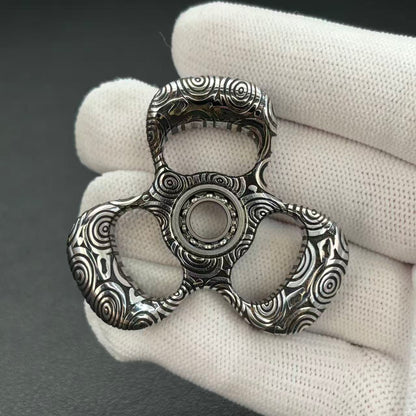 Three-Leaf Horizon Damasteel