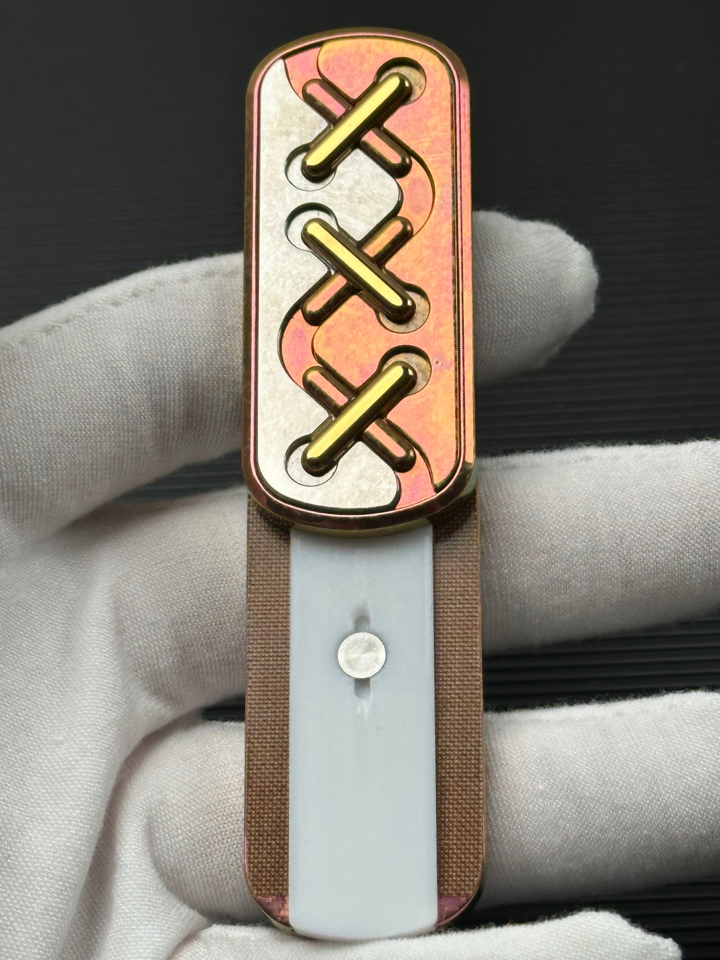 Razor Edge Crystallized Titanium