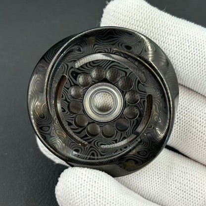 HALO Damasteel PVD Coated Engraved