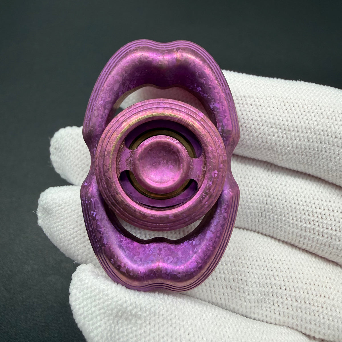 Obsidian Crystalized Crystallized Titanium Color-Anodized