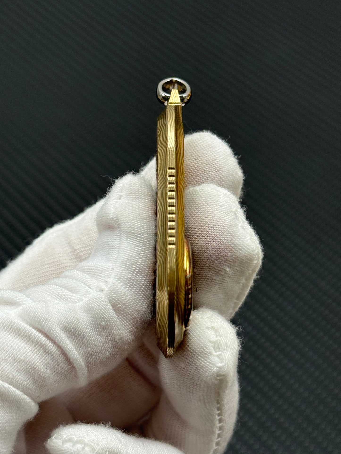 Glide Mokume Engraved Polished