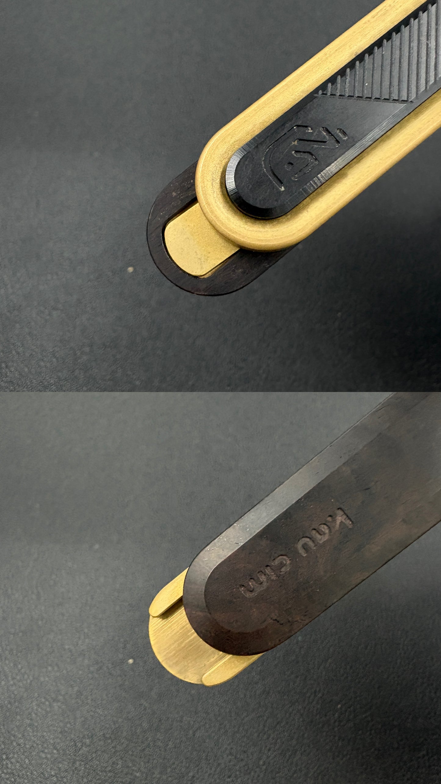 Spice Pin Brass African Blackwood