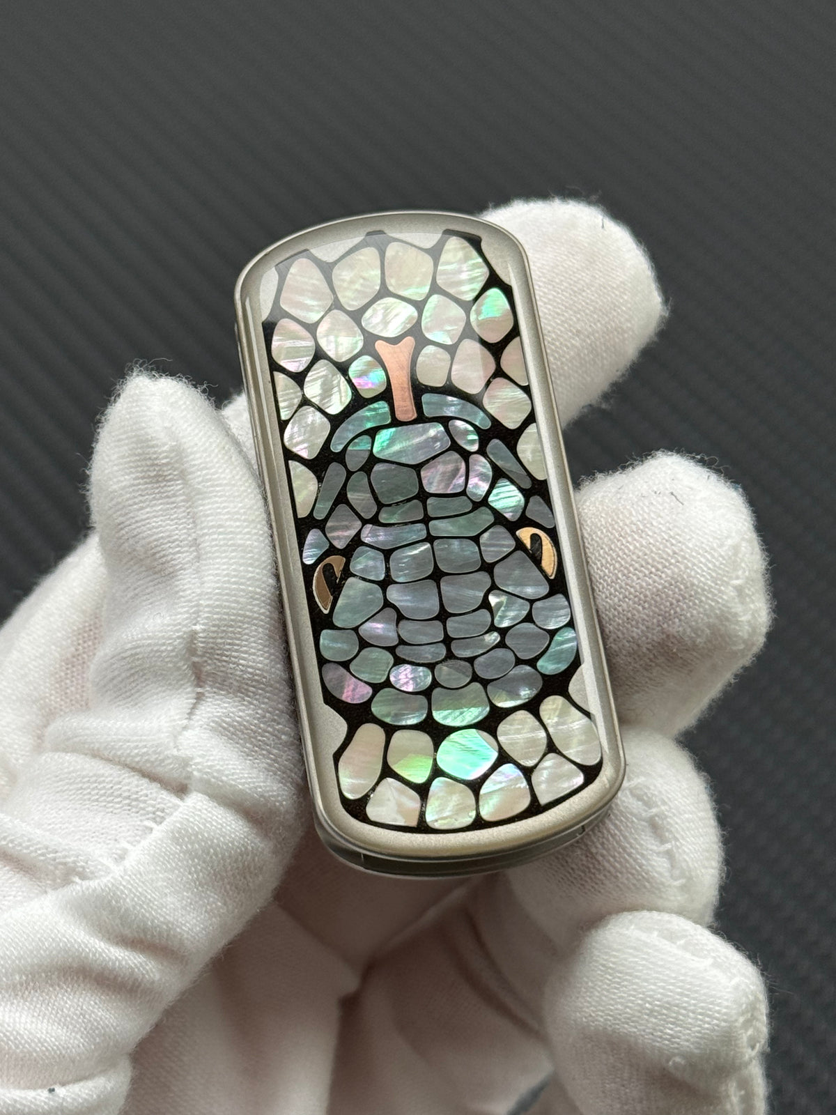 Blade Edge Python Stainless Steel Resin-Sealed