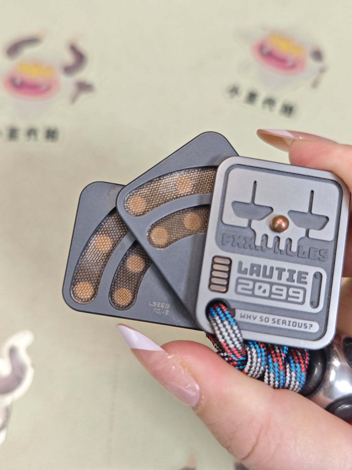 AAA Push Card Stainless Steel
