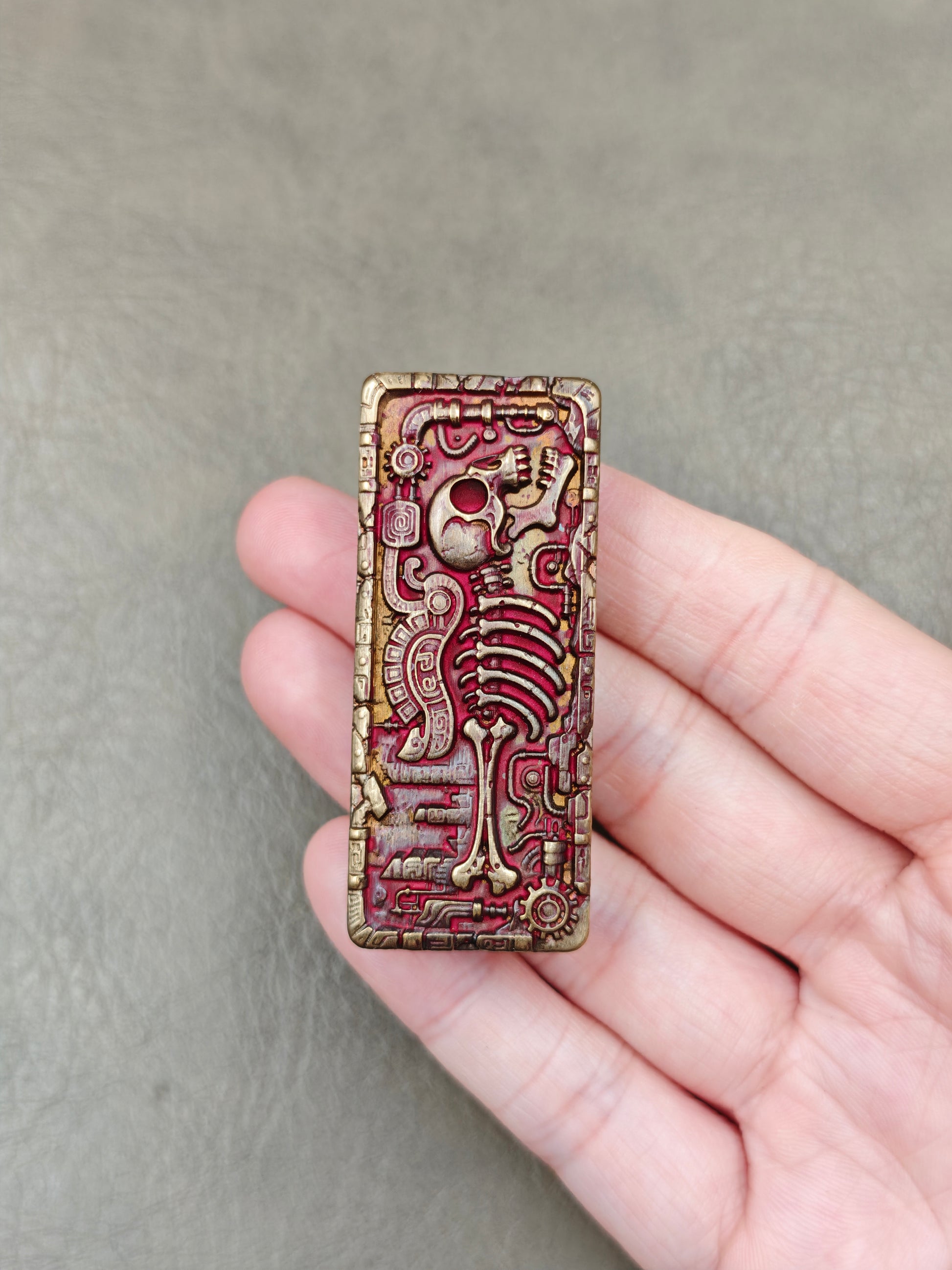 Maya Priest Copper Brass