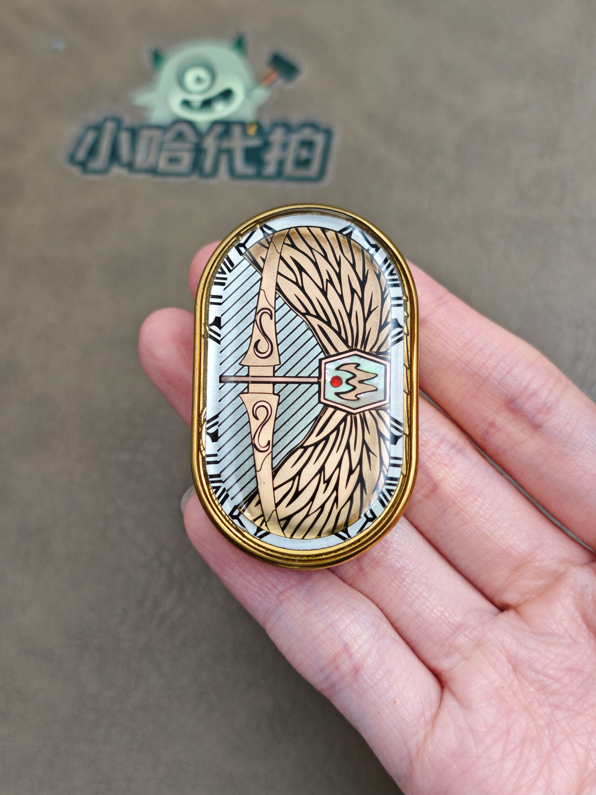 Dragon Rhythm Titanium Gold Plated Resin-Sealed