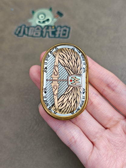 Dragon Rhythm Titanium Gold Plated Resin-Sealed