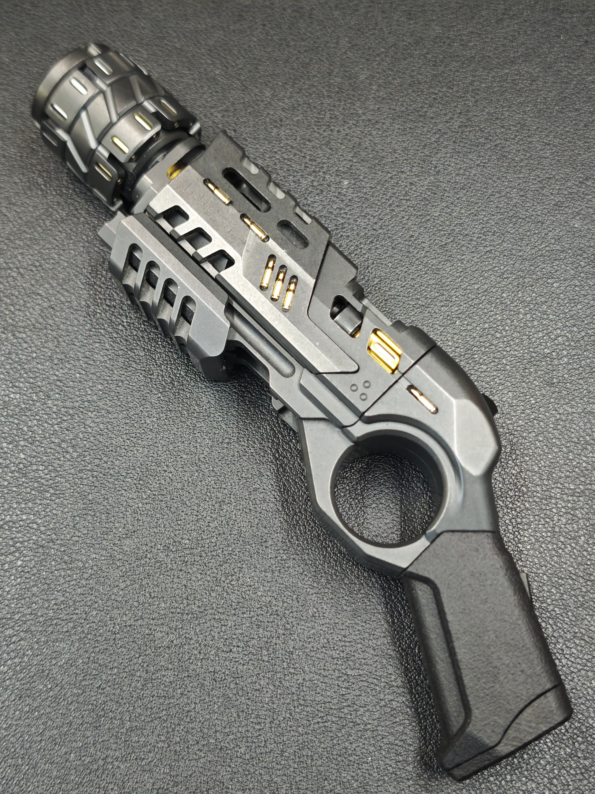 Punnk Zirconium Gold Plated Engraved