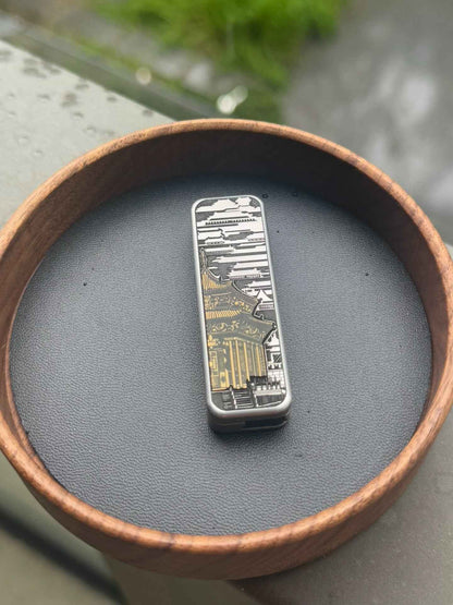 PEL White Jade Capital Stainless Steel Titanium Brass Limited Edition