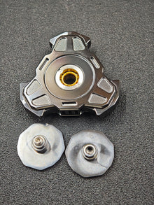 Triple Leaf Ignition Shell Opening Zirconium Color-Anodized Polished
