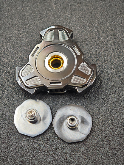 Triple Leaf Ignition Shell Opening Zirconium Color-Anodized Polished