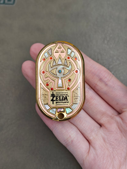 Hero Sword Zirconium Gold Plated Resin-Sealed
