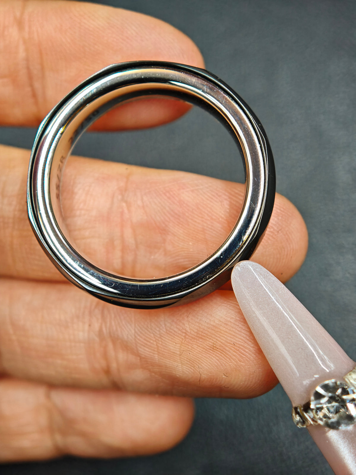Star Spacetime Ring Stainless Steel