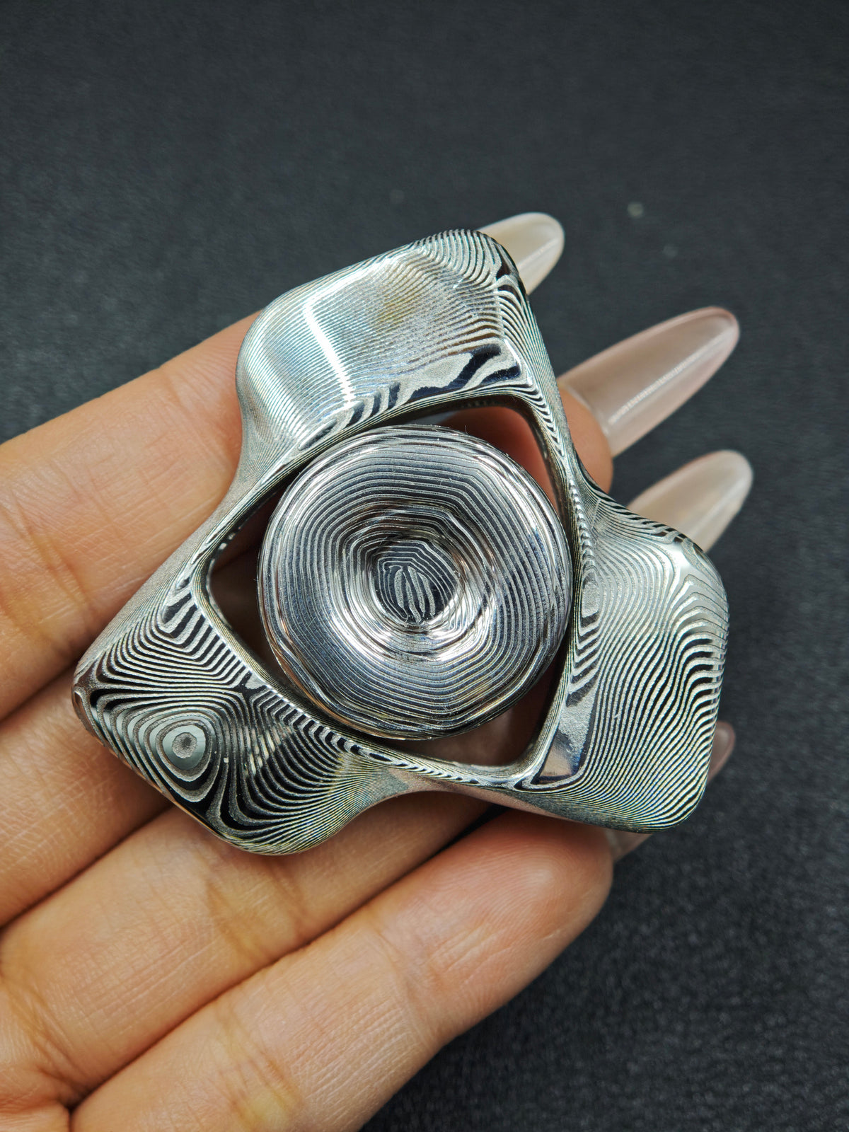 Phantom Dual Leaf Damasteel